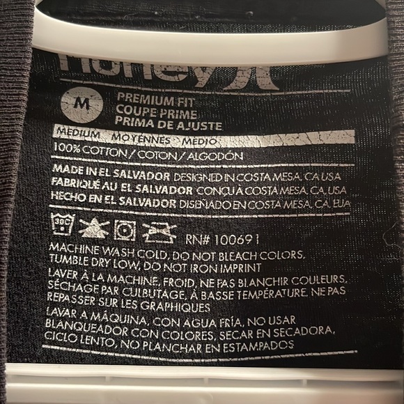 Black Hurley shirt - Picture 2 of 3